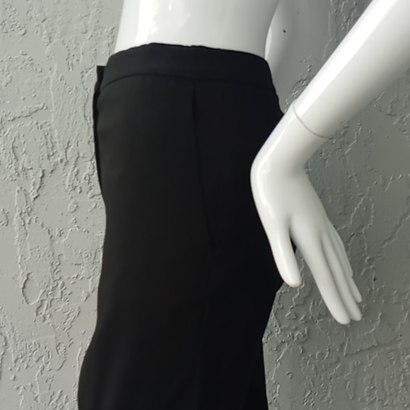 Mario Serrani (ITALY) Ladies Black Jacquard Comfort Stretch Pant - Picture 8 of 17